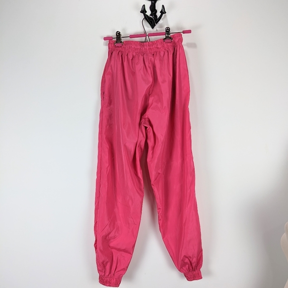 PrettyLittleThing Barbie Pink Splash Pants Size 4 - Picture 6 of 7